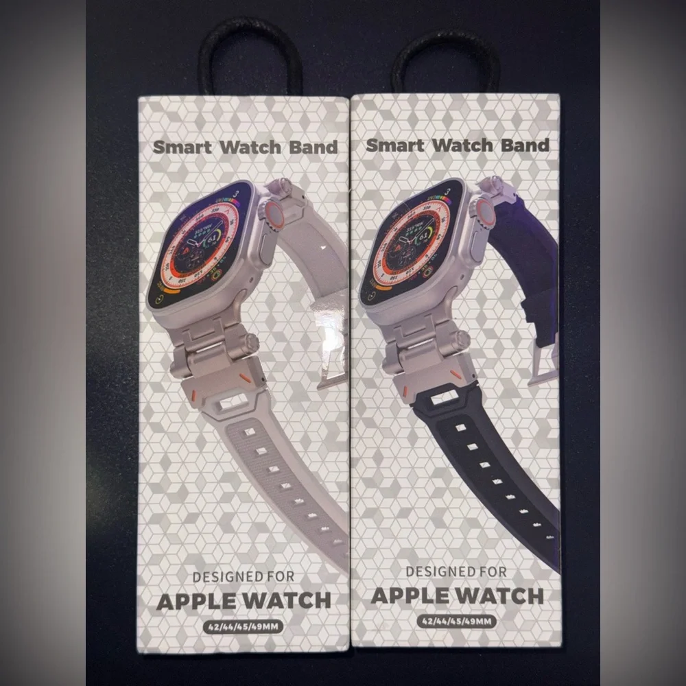 Apple Smart Watch Band - Gray and Black